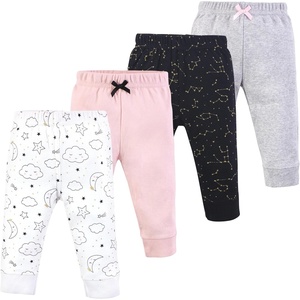 image:imageHudson Baby Basics Unisex Baby Comfy Cotton Pants 4PackSweet Dreams