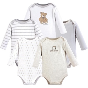 image:imageHudson Baby Basics Unisex Baby Cozy Long Sleeve Bodysuits 5PackWoodland Whimsy