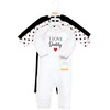 image:imageHudson Baby Unisex Baby Cotton Coveralls GirlDaddy Red Black 912 Months