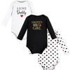 image:imageHudson Baby Basics Infant Girls Essential Long Sleeve Bodysuits 3PackDaddys Sweetheart