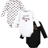 image:imageHudson Baby Basics Infant Girls Essential Long Sleeve Bodysuits 3PackLittle Ruby Charm