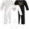 image:imageHudson Baby Unisex Baby Cotton Coveralls GirlDaddy Red Black 36 Months