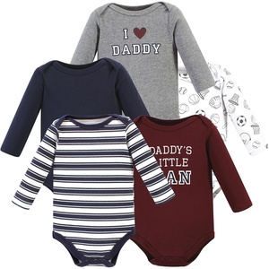 image:imageHudson Baby Basics Infant Boys Cozy Long Sleeve Bodysuits 5PackMy Little Hero