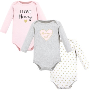 image:imageHudson Baby Basics Infant Girls Essential Long Sleeve Bodysuits 3PackBlushing Bestie