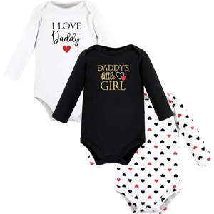 image:imageHudson Baby Basics Infant Girls Essential Long Sleeve Bodysuits 3PackDaddys Sweetheart