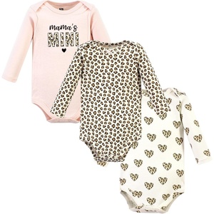 image:imageHudson Baby Basics Infant Girls Essential Long Sleeve Bodysuits 3PackSweetheart Spots