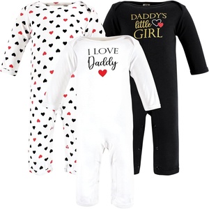 image:imageHudson Baby Unisex Baby Cotton Coveralls GirlDaddy Red Black 36 Months