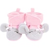 image:imageHudson Baby Baby Hudson Baby Unisex Baby Trapper Hat Mitten and Bootie SetPink Gray Elephant