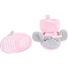 image:imageHudson Baby Baby Hudson Baby Unisex Baby Trapper Hat Mitten and Bootie SetPink Gray Elephant