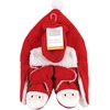 image:imageHudson Baby Baby Hudson Baby Unisex Baby Trapper Hat Mitten and Bootie SetSanta