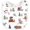 image:imageHudson Baby Unisex Baby Cotton Bib and Headband SetChristmas Forest