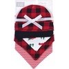 image:imageHudson Baby Unisex Baby Cotton Bib and Headband SetChristmas Tree
