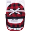 image:imageHudson Baby Unisex Baby Cotton Bib and Headband SetChristmas Tree Farm