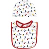 image:imageHudson Baby Unisex Baby Cotton Bib and Headband SetChristmoose