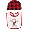 image:imageHudson Baby Unisex Baby Cotton Bib and Headband SetChristmoose