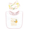 image:imageHudson Baby Unisex Baby Cotton Bib and Headband SetCitrus Orange