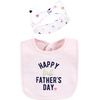 image:imageHudson Baby Unisex Baby Cotton Bib and Headband SetFathers Day