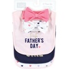 image:imageHudson Baby Unisex Baby Cotton Bib and Headband SetFathers Day