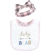 image:imageHudson Baby Unisex Baby Cotton Bib and Headband SetGirl Baby Bear