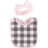 image:imageHudson Baby Unisex Baby Cotton Bib and Headband SetGirl Baby Bear