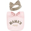 image:imageHudson Baby Unisex Baby Cotton Bib and Headband SetLeopard Mamas Mini