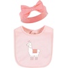 image:imageHudson Baby Unisex Baby Cotton Bib and Headband SetLlama