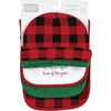 image:imageHudson Baby Unisex Baby Cotton Bib and Headband SetMoose Wonderful Time