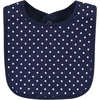 image:imageHudson Baby Unisex Baby Cotton Bib and Headband SetNavy Lemon