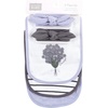 image:imageHudson Baby Unisex Baby Cotton Bib and Headband SetPeriwinkle