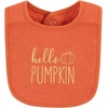 image:imageHudson Baby Unisex Baby Cotton Bib and Headband SetPink Cutest Pumpkin