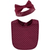 image:imageHudson Baby Unisex Baby Cotton Bib and Headband SetPumpkin Spice Date