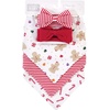 image:imageHudson Baby Unisex Baby Cotton Bib and Headband SetSugar Spice