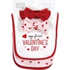 image:imageHudson Baby Unisex Baby Cotton Bib and Headband SetValentine Sweetheart