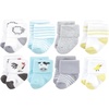 image:imageHudson Baby Basics Unisex Baby Cozy Terry Socks 8PackBarnyard Fun