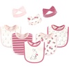 image:imageHudson Baby Unisex Baby Cotton Bib and Headband SetPink Bunny