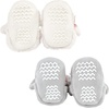 image:imageHudson Baby Baby Animal Fleece Booties 2packGray Elephant Lamb