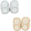 image:imageHudson Baby Baby Animal Fleece Booties 2packGray Owl Bear