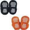 image:imageHudson Baby Baby Animal Fleece Booties 2packNavy Owl Fox