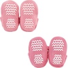 image:imageHudson Baby Baby Animal Fleece Booties 2packPink Owl Fox