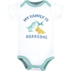 image:imageHudson Baby Cotton Bodysuits Family Dino 1824 Months