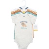 image:imageHudson Baby Infant Boys Cotton Bodysuits 5Pack Roarsome Little Lion 912 Months