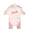 image:imageHudson Baby Unisex Baby Cotton Bodysuit and Pant Set Bonita Long Sleeve 1218 MonthsBonita Long Sleeve