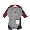 image:imageHudson Baby Unisex Baby Cotton Bodysuit and Pant Set Bonita Long Sleeve 1218 MonthsBoy Daddy Long Sleeve
