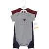 image:imageHudson Baby Unisex Baby Cotton Bodysuit and Pant Set Bonita Long Sleeve 1218 MonthsBoy Daddy Short Sleeve
