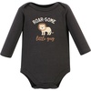 image:imageHudson Baby Unisex Baby Cotton Bodysuit and Pant Set Bonita Long Sleeve 1218 MonthsBrave Lion Long Sleeve