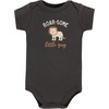 image:imageHudson Baby Unisex Baby Cotton Bodysuit and Pant Set Bonita Long Sleeve 1218 MonthsBrave Lion Short Sleeve