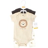 image:imageHudson Baby Unisex Baby Cotton Bodysuit and Pant Set Bonita Long Sleeve 1218 MonthsBrave Lion Short Sleeve