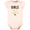 image:imageHudson Baby Unisex Baby Cotton Bodysuit and Pant Set Bonita Long Sleeve 1218 MonthsCinnamon Hearts Short Sleeve