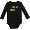 image:imageHudson Baby Unisex Baby Cotton Bodysuit and Pant Set Bonita Long Sleeve 1218 MonthsDaddys Little Princess Long Sleeve