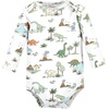image:imageHudson Baby Unisex Baby Cotton Bodysuit and Pant Set Bonita Long Sleeve 1218 MonthsDinosaur Adventures Longsleeve